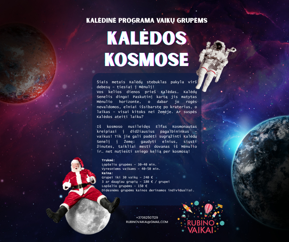 Kaledu programa darzeliams Kalėdų senelis